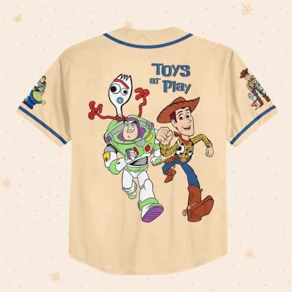 Personalize Toy Story Toys At Play Custom Kids, Youth, Adult Disney Baseball Jersey - Image 4