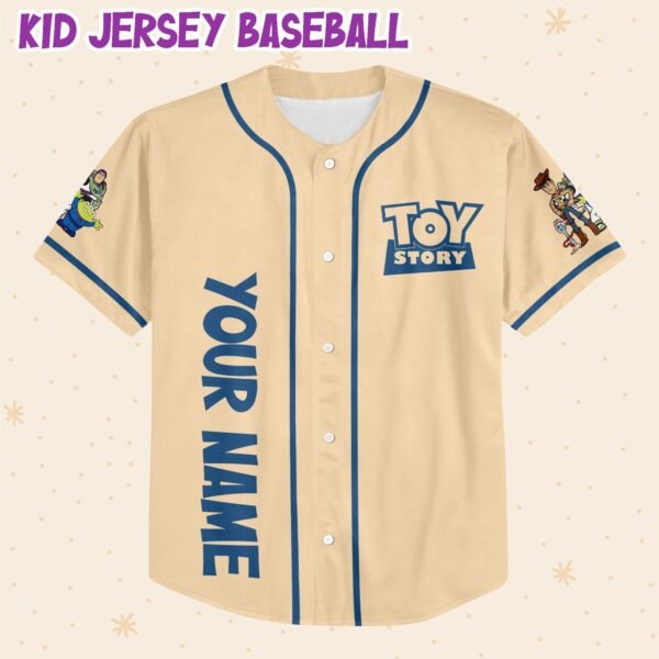 Personalize Toy Story Toys At Play Custom Kids, Youth, Adult Disney Baseball Jersey - Image 3