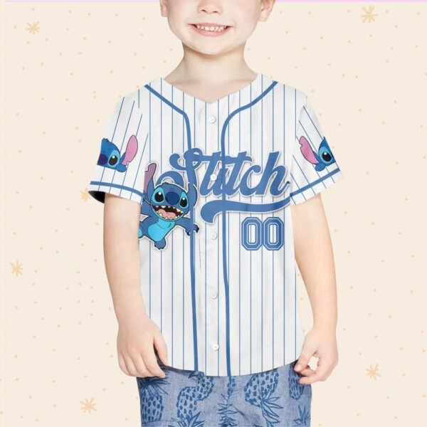 Custom Disney Lilo and Stitch Baseball Jersey, Stitch Birthday Gift Fan - Image 5
