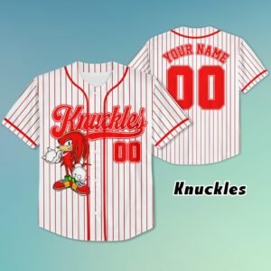 Personalized The Hedgehog Collection Baseball Jersey, Sonic Birthday Jersey Shirt