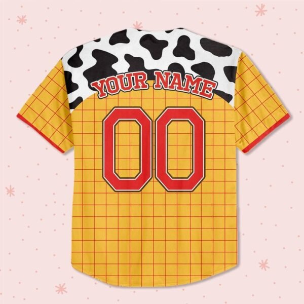 Woody Toy Story Fun Baseball Jersey Custom name, Disney Woody Birthday Jersey - Image 3