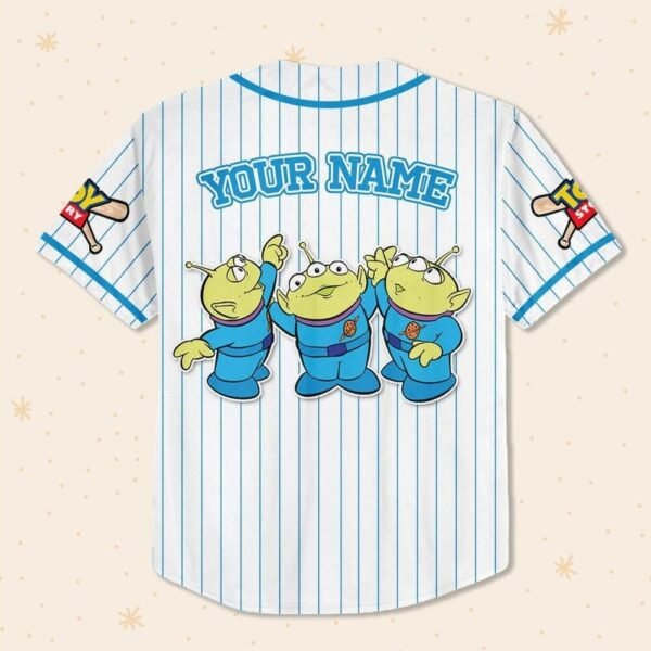 Custom Disney Toy Story Aliens Baseball Jersey, Aliens Birthday Jersey Shirt - Image 4
