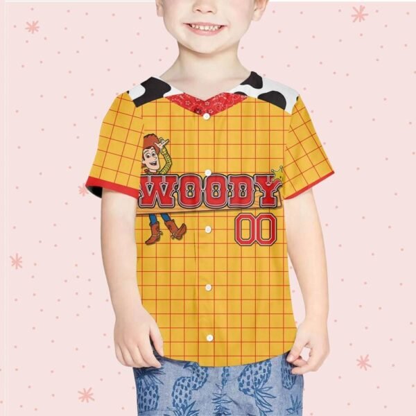 Woody Toy Story Fun Baseball Jersey Custom name, Disney Woody Birthday Jersey - Image 5